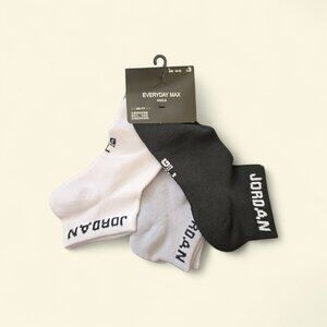 Jordan Socks Air Nike Socks 3 Pairs Everyday MAX Ankle Men SIZE LARGE